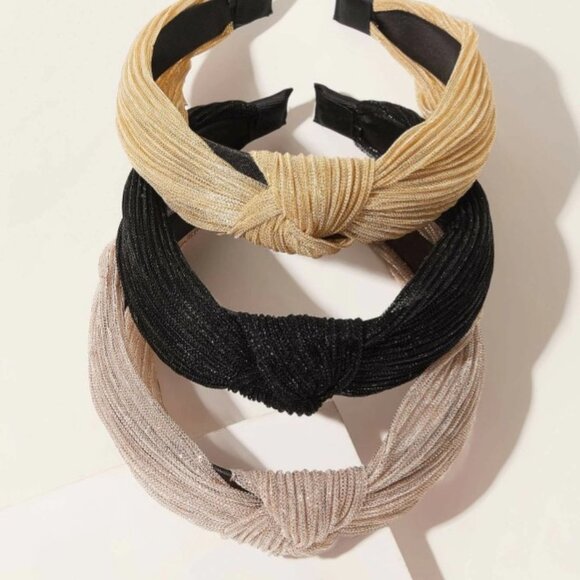 Accessories - 3 for $35 / 3pcs Knot Decor Hair Hoop Women